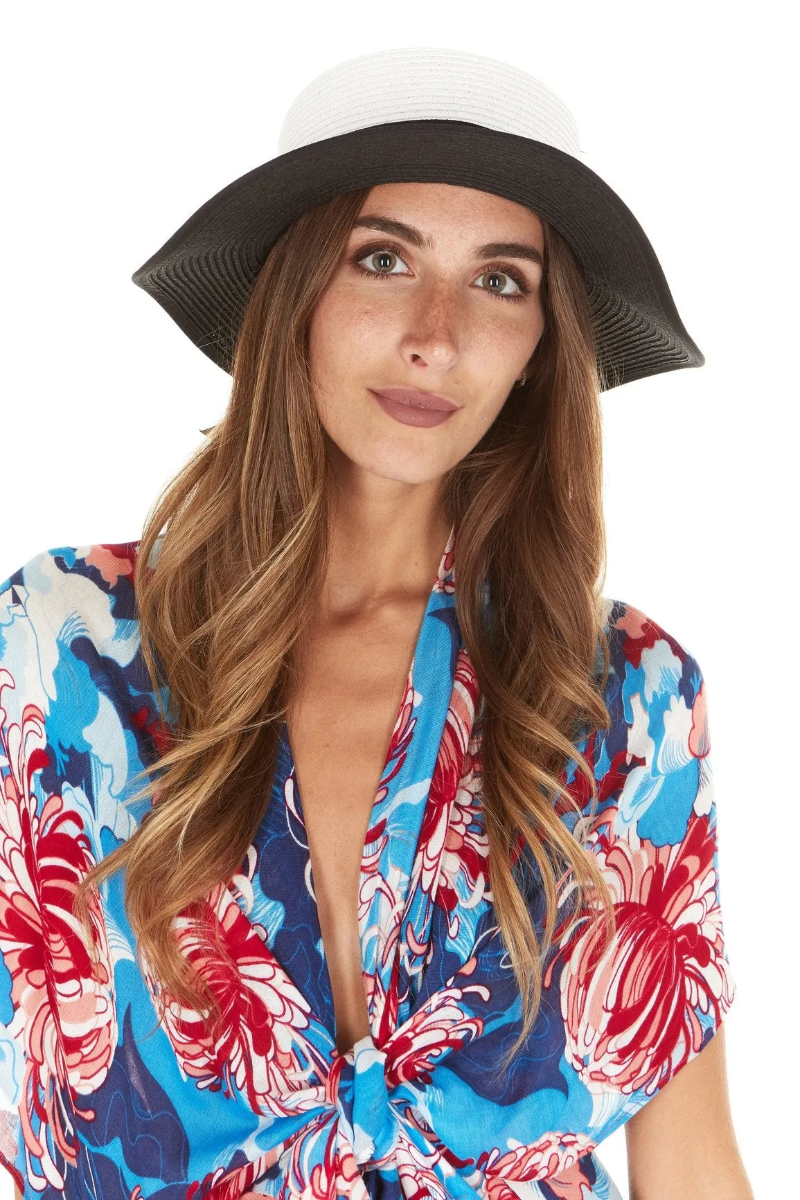 Laundry by Design Women Summer Beach With Back Bow Full Brim Fashion Straw Hat