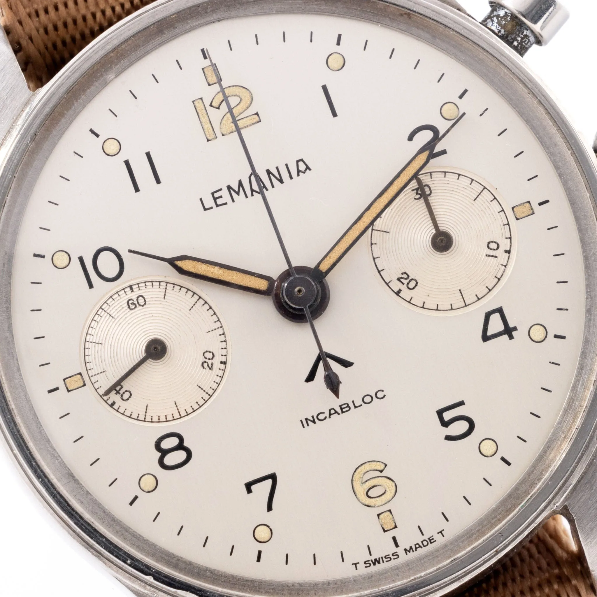 Lemania Monopusher Chronograph Issued to Canadian Naval Forces