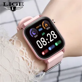 LIGE 2021 New IP67 Waterproof Bluetooth 5 SmartWatch