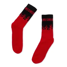 Mesmer "Hots" Socks red/black