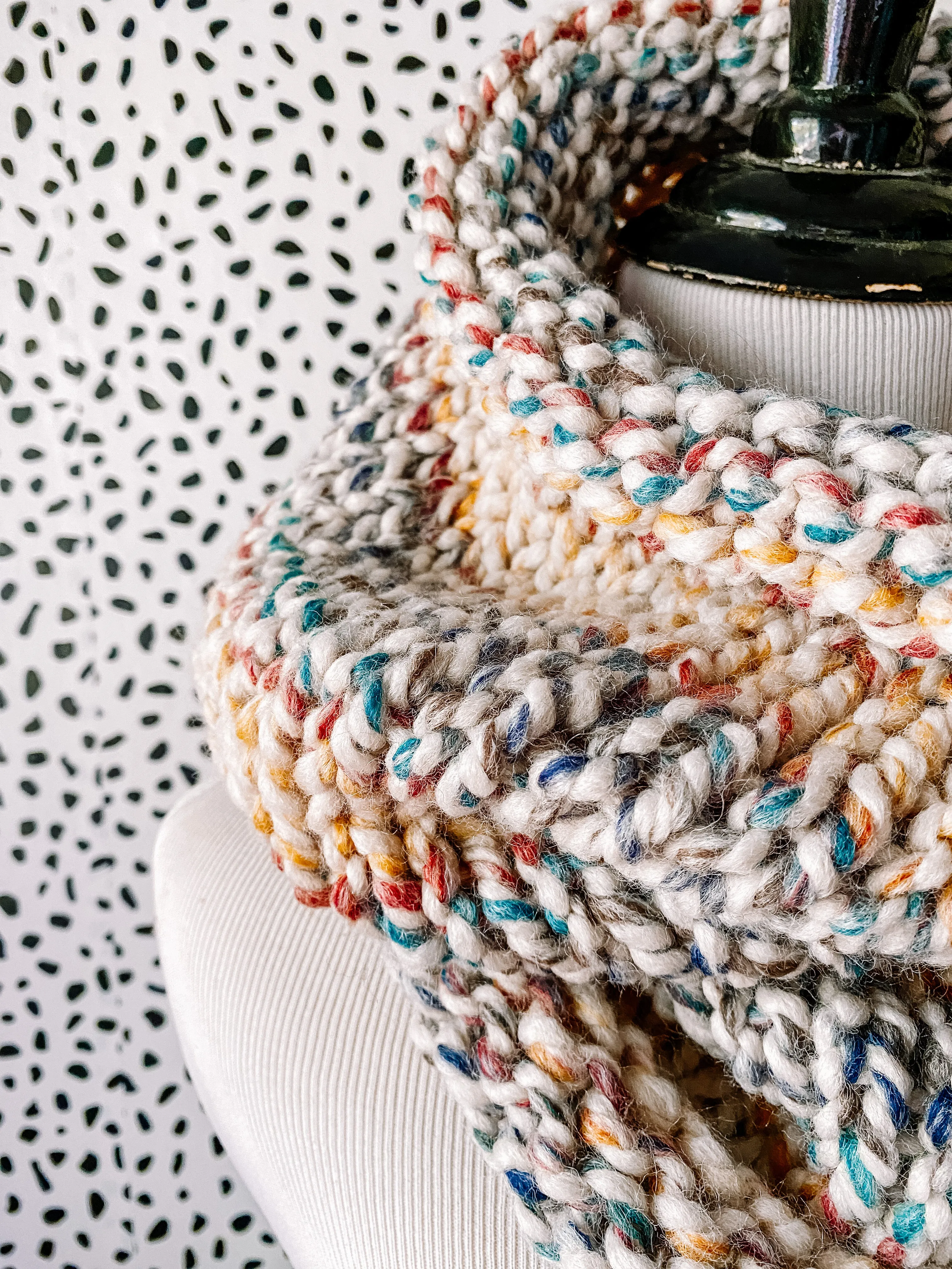 Neckwarmer in Autumn Rainbow