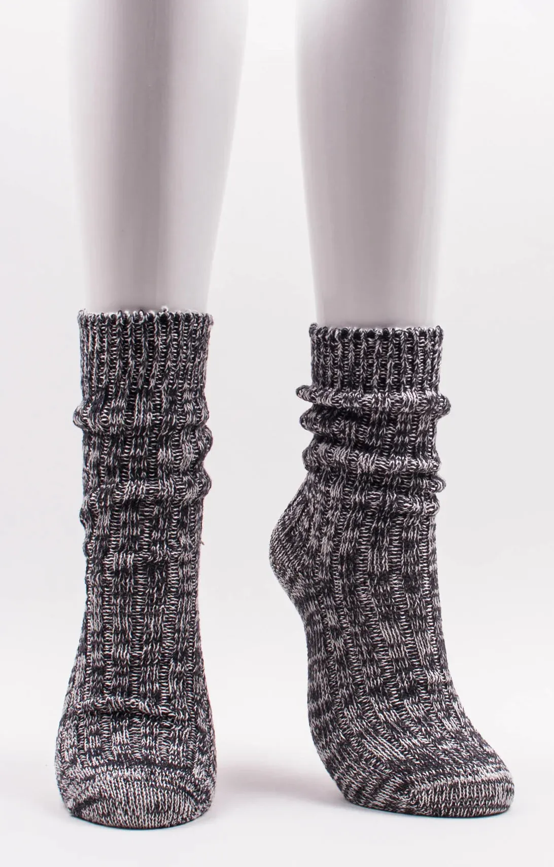 Organic Hemp Ribbed Crew Socks