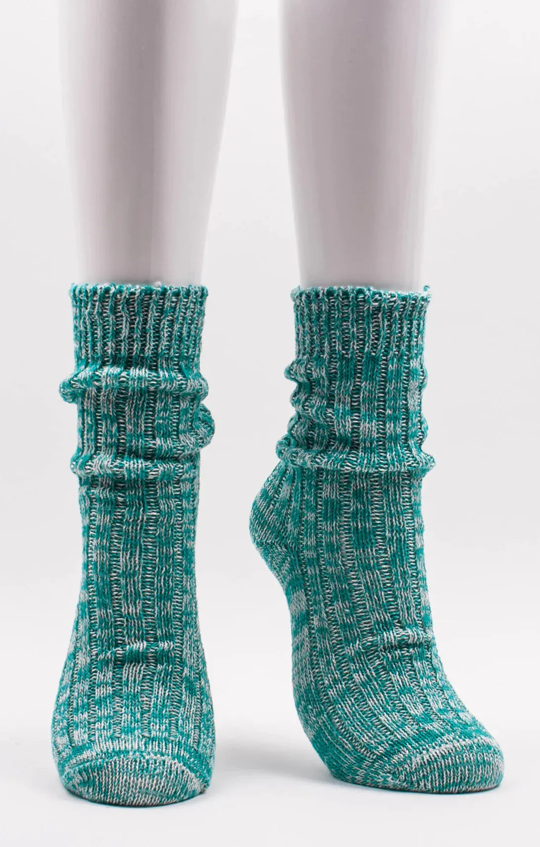 Organic Hemp Ribbed Crew Socks