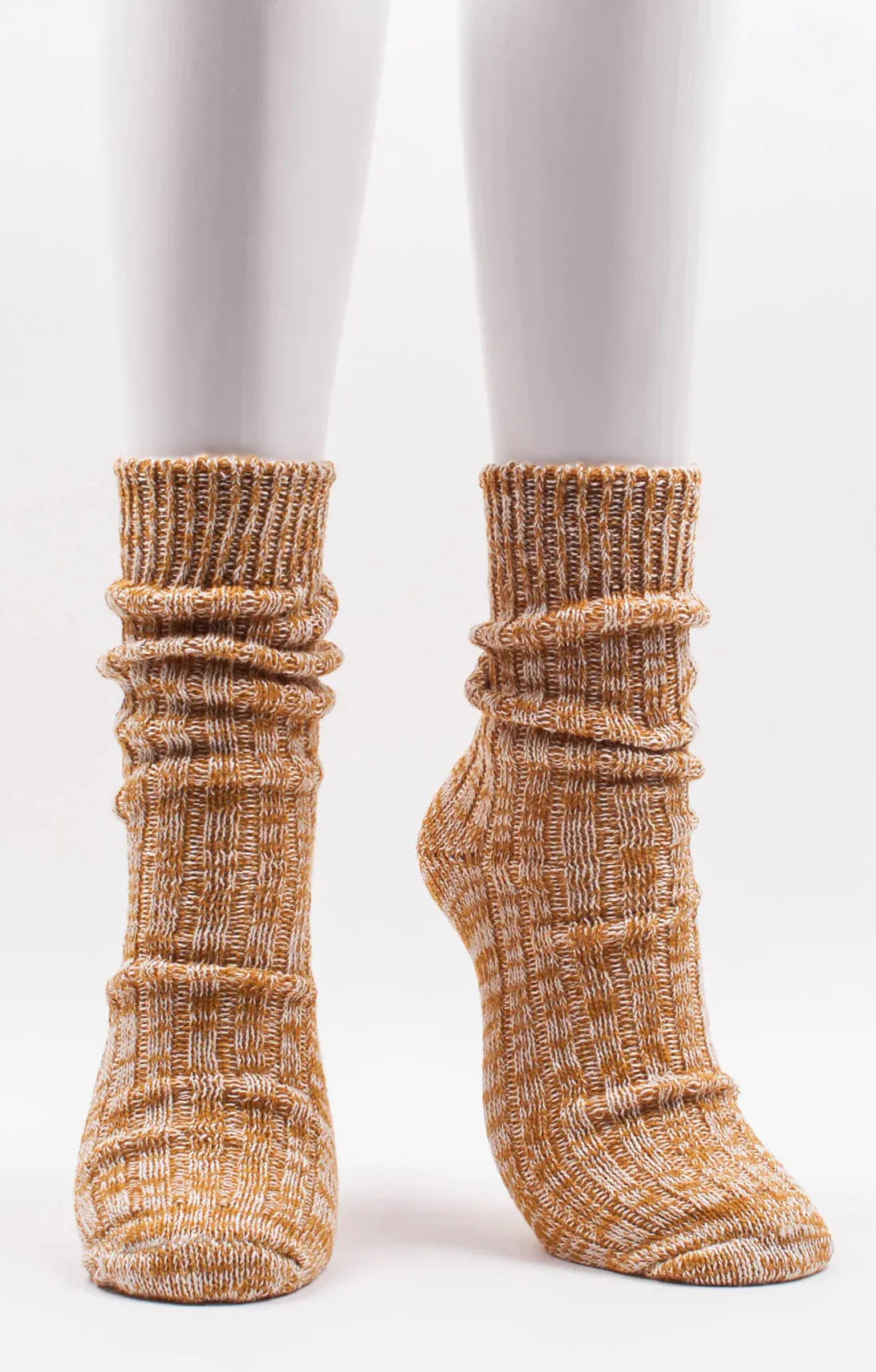 Organic Hemp Ribbed Crew Socks