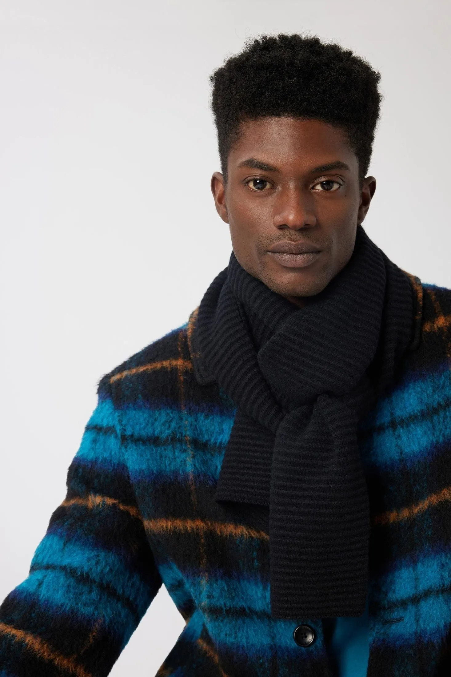 Ottoman Rib Scarf | Wool & Cashmere