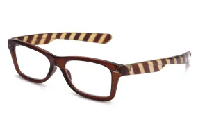 "Adrift" Translucent Two Tone Reading Glasses