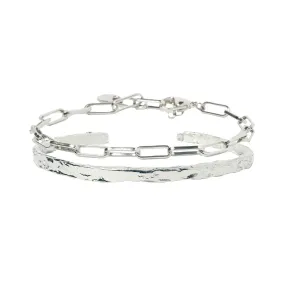 Salvador Silver Bracelet Stack