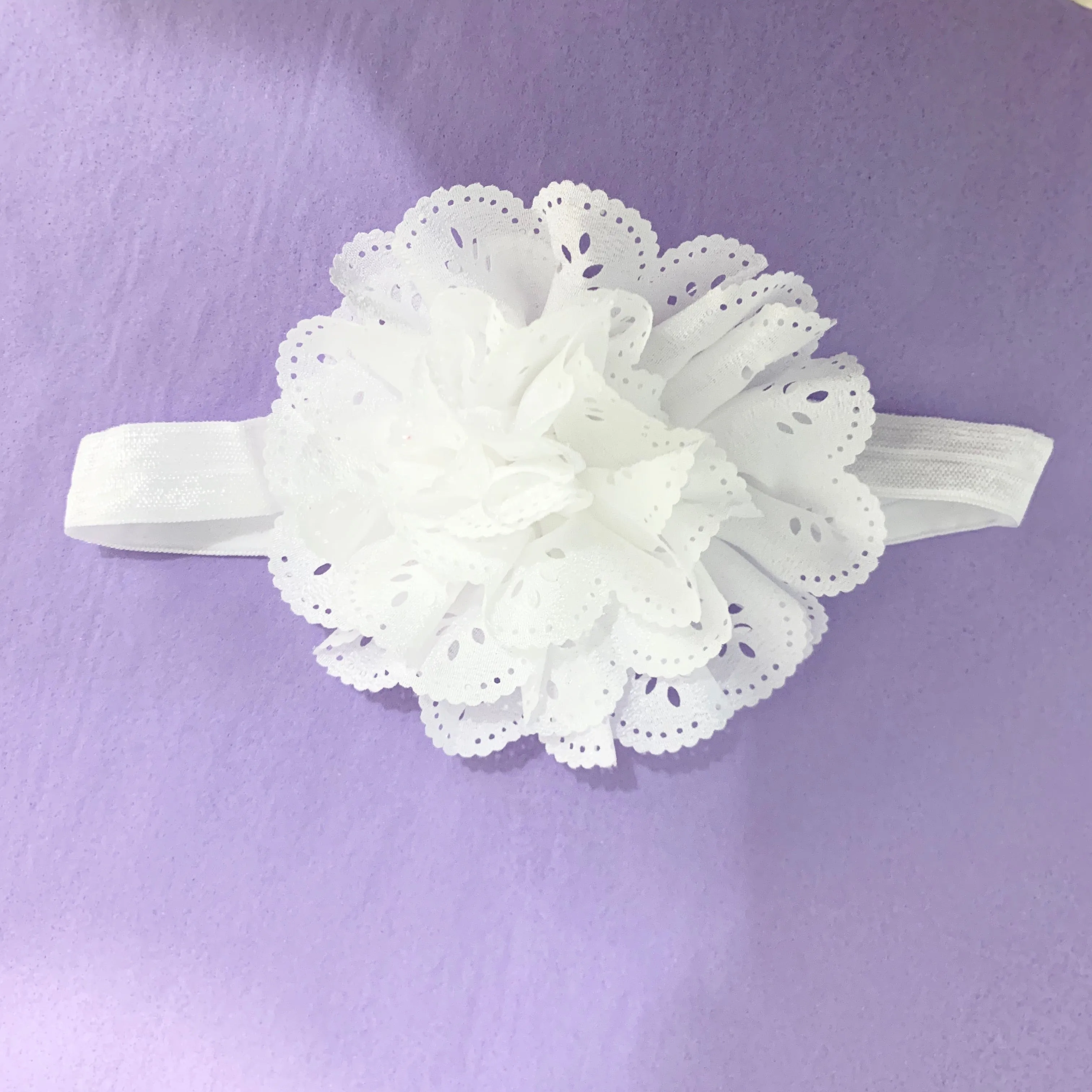 set of 6 flower headband