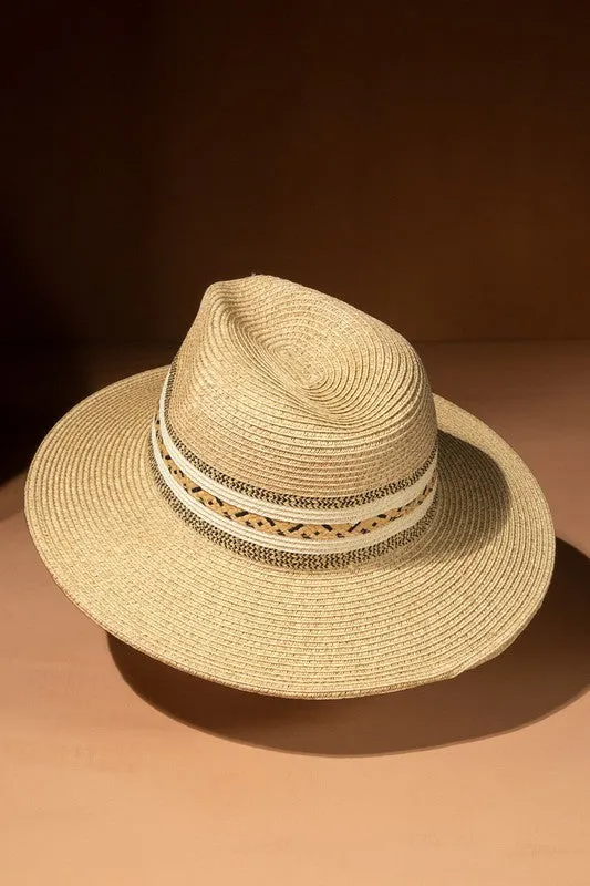 Southwestern Band Panama Hat