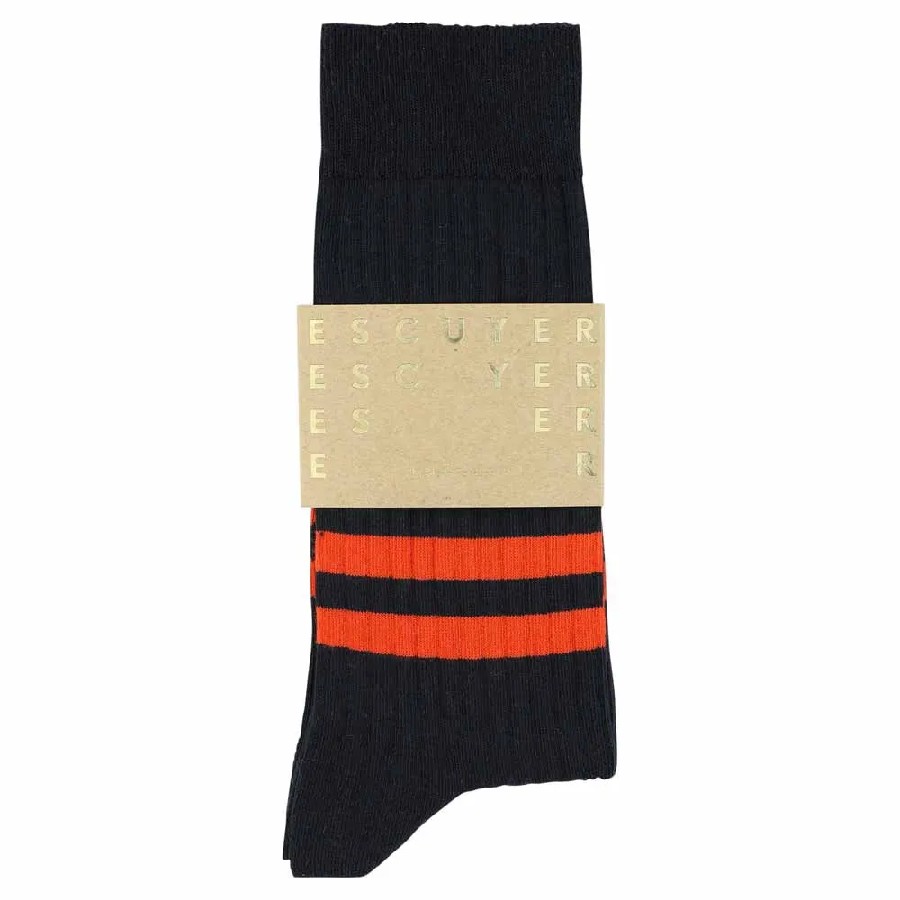 Stripes socks - Blue / Orange