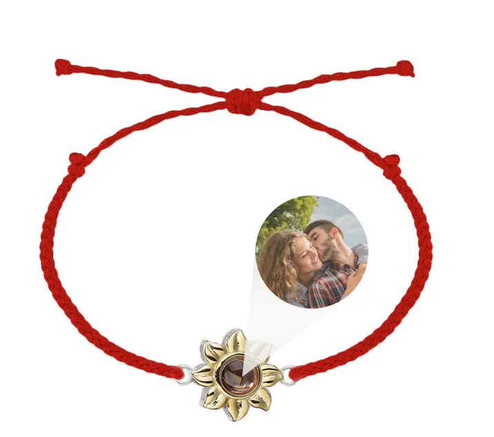 Sunflower Photo Bracelet