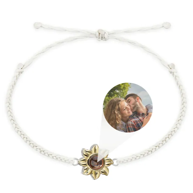 Sunflower Photo Bracelet