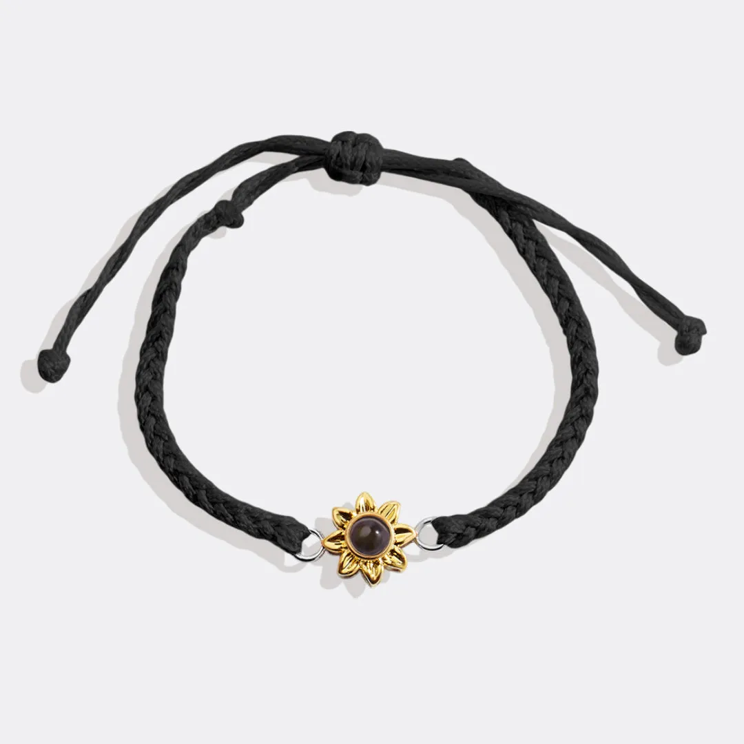 Sunflower Photo Bracelet