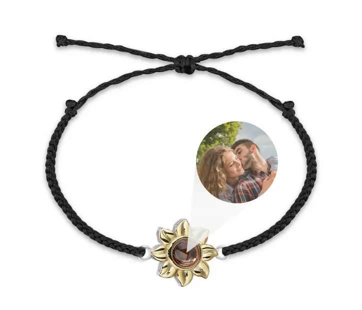 Sunflower Photo Bracelet