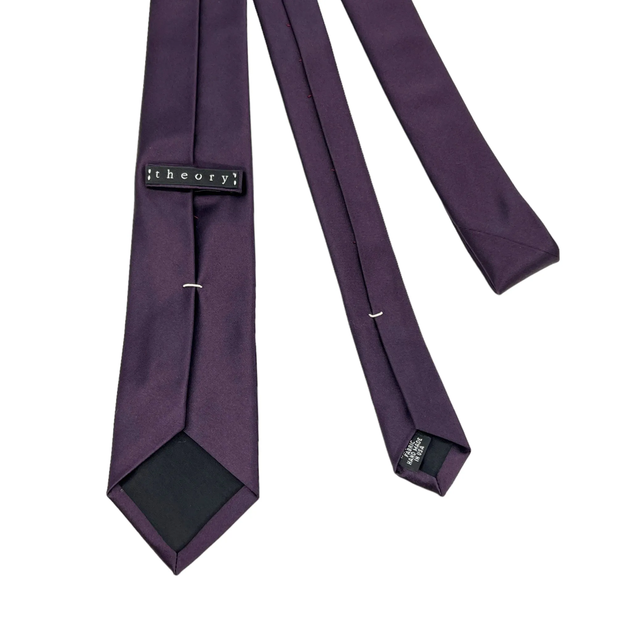 THEORY Silk Tie - Plum