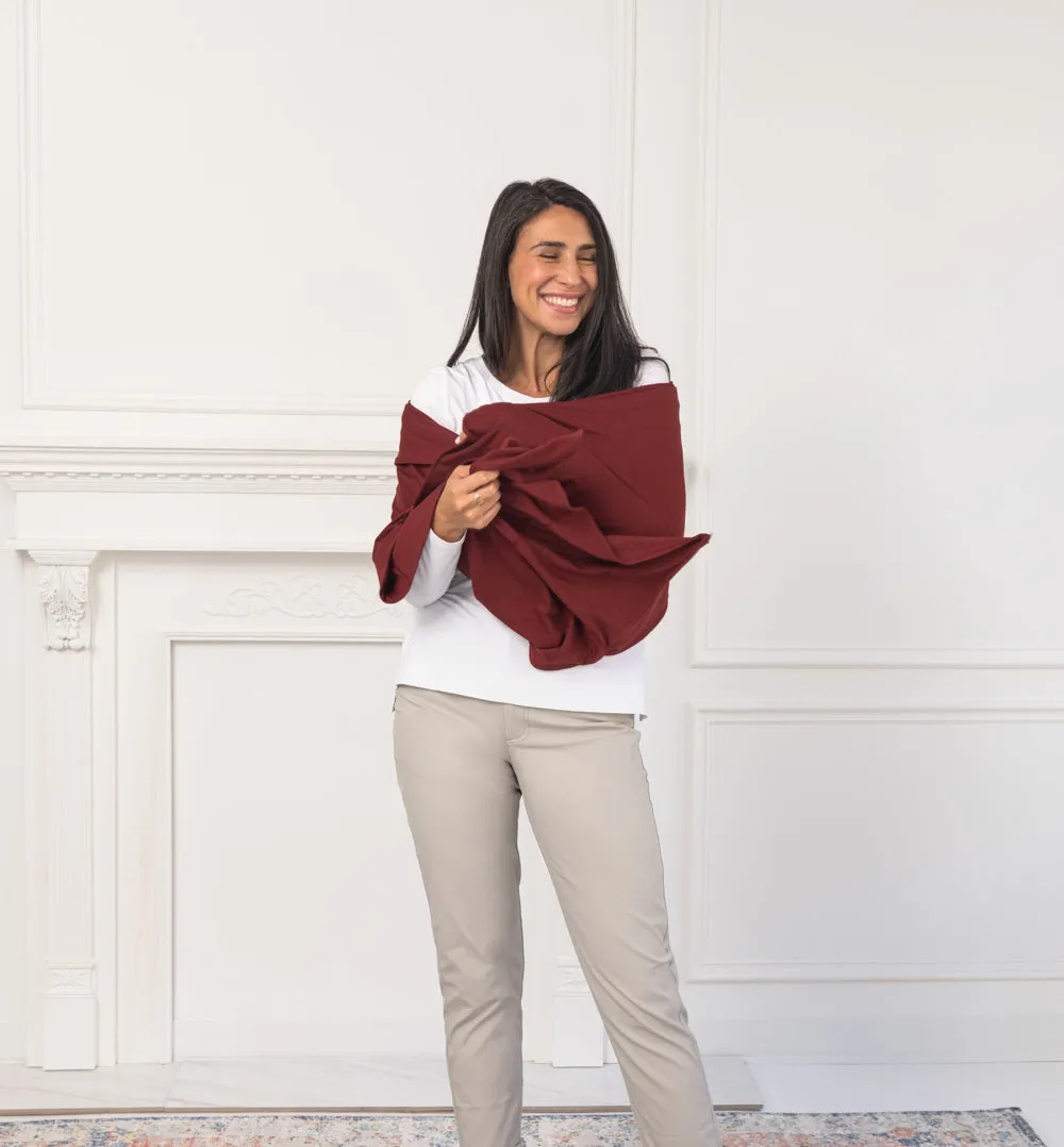 Threshold Utility Scarf - Deep Maroon