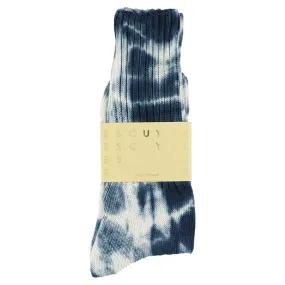 Tie Dye Socks - Off White / Graphite