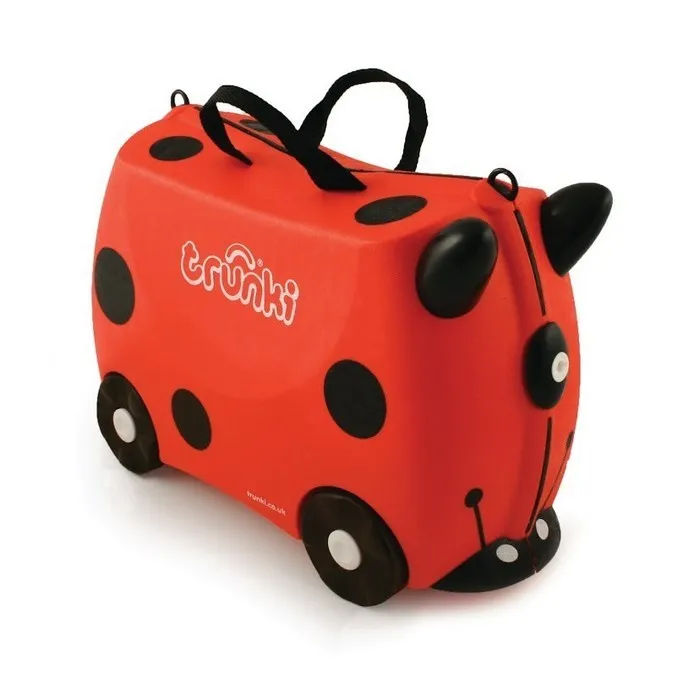 Trunki original innovative Ride On Suitcase for kids age 3  Harley Ladybug