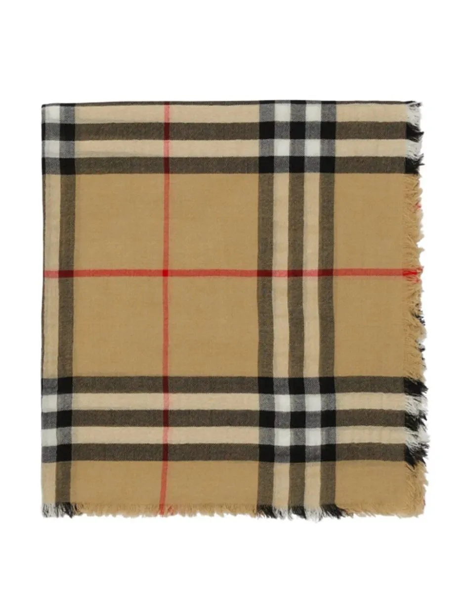 VINTAGE CHECK WOOL SCARF