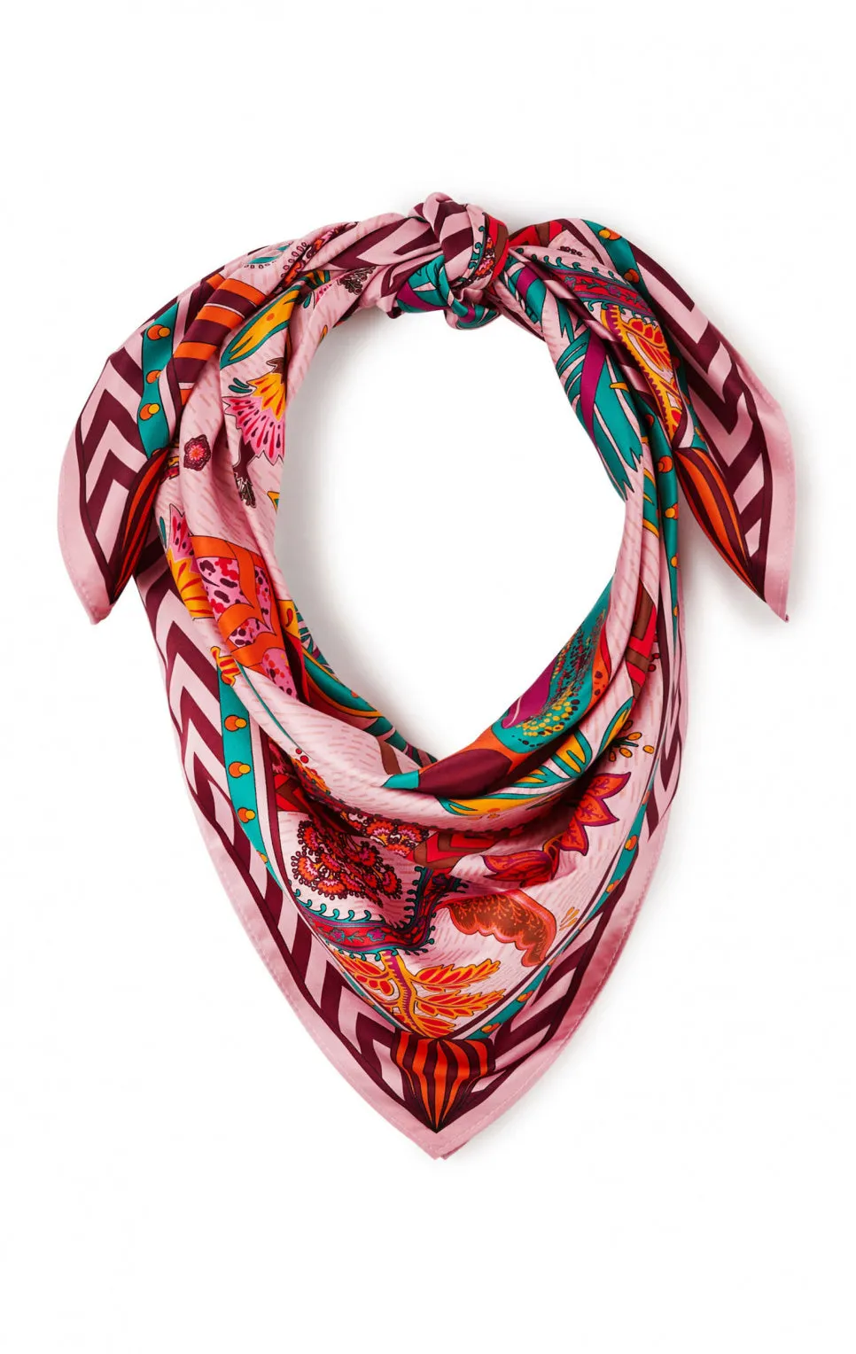 Wild Magic India medium Scarf - Rose Wild