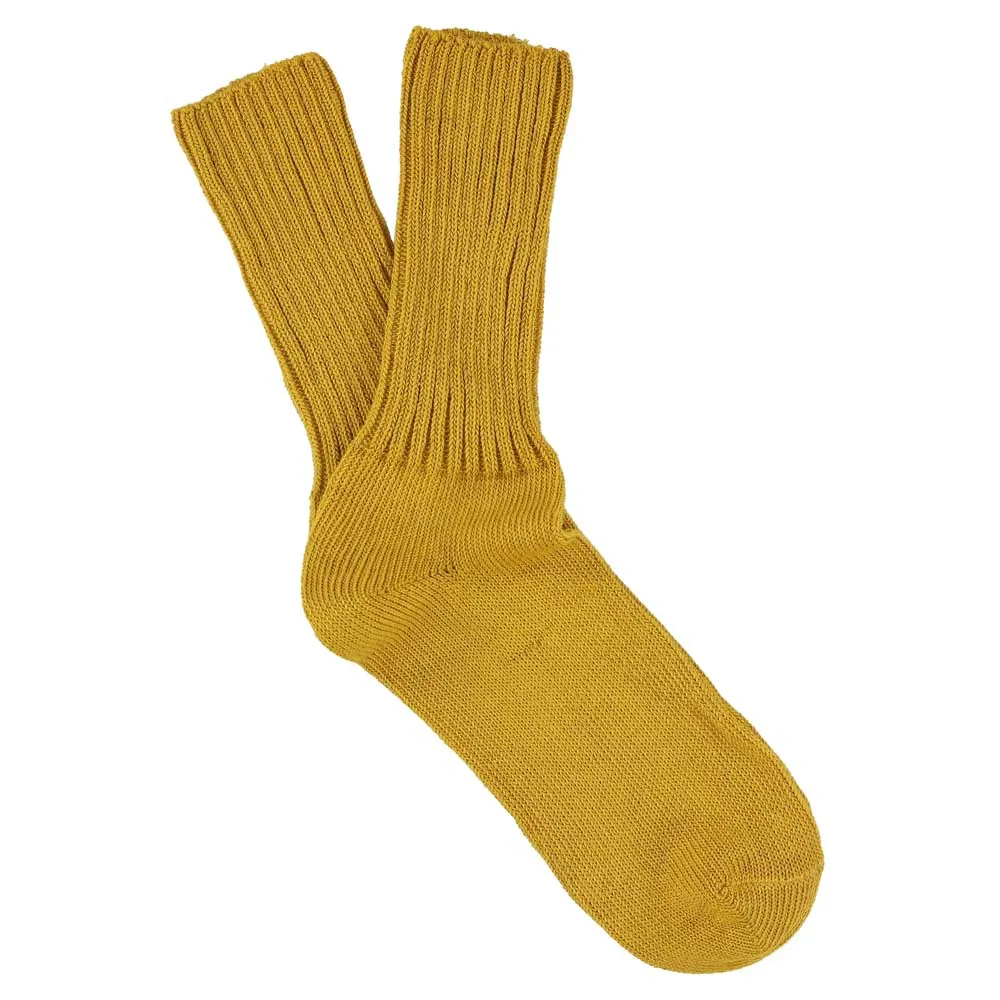 Women Crew Socks - Mustard