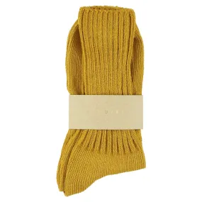 Women Crew Socks - Mustard