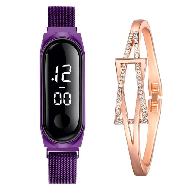 Women's Bracelet  Digital Watch