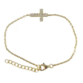 Zara Cross Bracelet Gold large